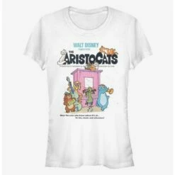 Flash Sale 🌟 Disney Aristocats Classic Movie Poster Classic 💯 Girls T-Shirt ❤️