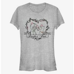 Best Pirce 🥰 Disney Aristocats Duchess And O'Malley Purfect Pair Classic Girls T-Shirt 👏