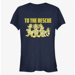 Flash Sale ✔️ Disney Mickey Mouse Minnie Mouse Donald To The Rescue Firefighters Classic 🧨 Girls T-Shirt 😍