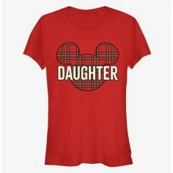 Coupon 🛒 Disney Mickey Mouse Plaid Head Daughter Classic Girls T-Shirt 🛒 -Dressup Outfits Shop 13315064 hi