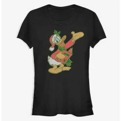 Brand new 🥰 Disney Donald Duck Holiday Caroler Classic Girls T-Shirt 🎁