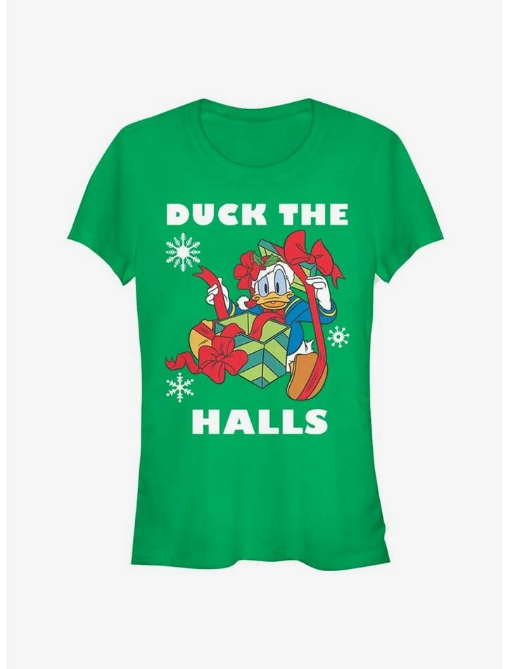 Budget 𧨠Disney Donald Duck Duck The Halls Classic Girls T-Shirt βοΈ 1 Budget 𧨠Disney Donald Duck Duck The Halls Classic Girls T-Shirt βοΈ