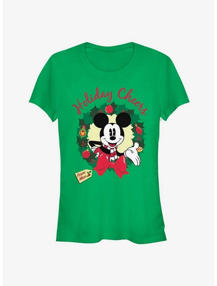 Buy β¨ Disney Mickey Mouse Holiday Cheers Wreath Classic π― Girls T-Shirt β€οΈ 1 Buy β¨ Disney Mickey Mouse Holiday Cheers Wreath Classic π― Girls T-Shirt β€οΈ