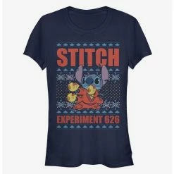 Cheapest ✨ Disney Lilo & Stitch Holiday Experiment 626 🤩 Girls T-Shirt 🤩
