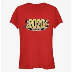 Wholesale 𧨠Disney Mickey Mouse And Minnie Mouse Happy New Year 2020 Classic Girls T-Shirt π