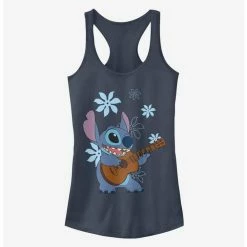 New ✨ Disney Lilo & Stitch Floral Stitch Girls Tank 🌟