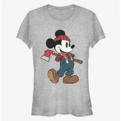 Brand new ⭐ Disney Mickey Mouse Lumberjack Classic 👏 Girls T-Shirt 👍
