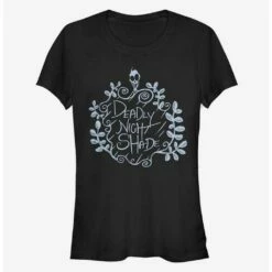 Top 10 ⭐  Disney The Nightmare Before  Christmas Deadly Night Shade Classic 😀  Girls T-Shirt ❤️
