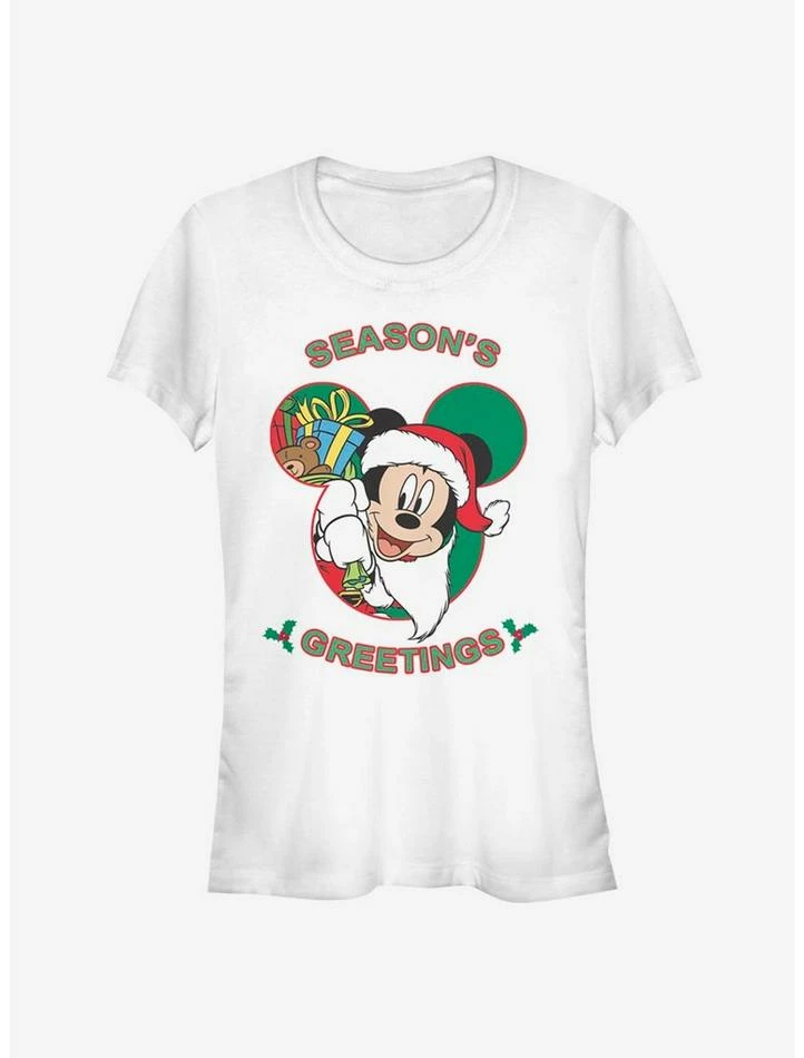 Brand new π Disney Mickey Mouse Holiday Season's Greetings Classic Girls T-Shirt π 1 Brand new π Disney Mickey Mouse Holiday Season's Greetings Classic Girls T-Shirt π