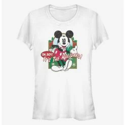 Best Sale ✔️ Disney Mickey Mouse Oh Boy It's The Holidays! Classic 🎉 Girls T-Shirt ✨