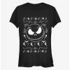 Top 10 🔥 The Nightmare Before Christmas Jack Face Spooky Outline 💯 Girls T-Shirt ✨
