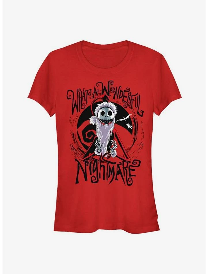 Discount ✔️ Disney The Nightmare Before ❄ Christmas Santa Jack ✨ Girls T-Shirt ✔️ 3 Discount ✔️ Disney The Nightmare Before ❄ Christmas Santa Jack ✨ Girls T-Shirt ✔️ - Image 3