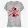 Brand new 🎁 Disney Minnie Mouse Holiday Snowflake Classic Girls T-Shirt 🔔