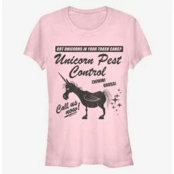 New 🎁 Disney Pixar Onward Unicorn Pest Control 🛒 Girls T-Shirt ❤️