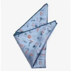 New 👍 Disney Pixar Toy Story 4 Characters Blue Pocket Square 🥰 -Dressup Outfits Shop 13455237 av2