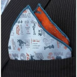 New 👍 Disney Pixar Toy Story 4 Characters Blue Pocket Square 🥰 -Dressup Outfits Shop 13455237 av3