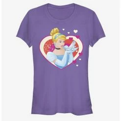 Deals ❤️ Disney Cinderella Classic Cinderella Hearts 🔥 Girls T-Shirt ⌛