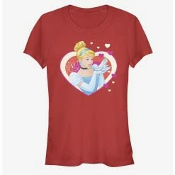 Deals ❤️ Disney Cinderella Classic Cinderella Hearts 🔥 Girls T-Shirt ⌛ -Dressup Outfits Shop 13475450 hi