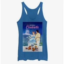 Best Pirce 🔔 Disney Cinderella Classic Cinderella Poster Girls Tank 🎁