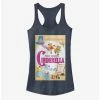 Brand new 🛒 Disney Cinderella Classic Vintage Cindy Poster 😀 Girls Tank ⭐