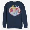 Brand new ⌛ Disney Cinderella Classic Cinderella Hearts Crew Sweatshirt ⭐