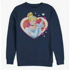 Brand new ⌛ Disney Cinderella Classic Cinderella Hearts Crew Sweatshirt ⭐