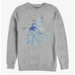 Flash Sale ⭐ Disney Cinderella Classic Cinderella Watercolor Crew Sweatshirt ✨