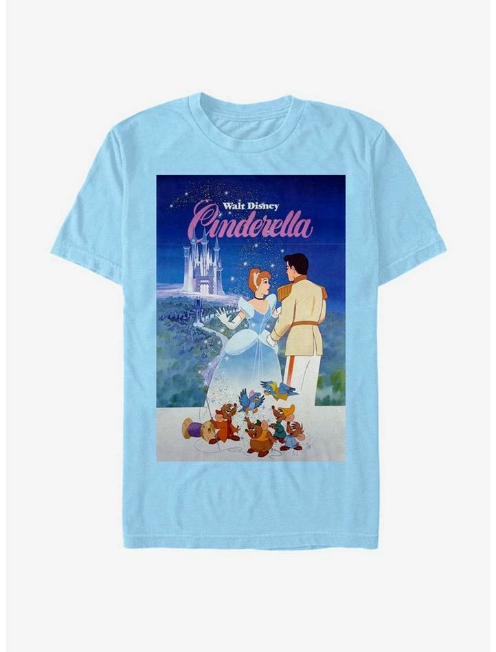 Wholesale 🎉 Disney Cinderella Classic Cinderella PosterT-Shirt T-Shirt ✨ 1 Wholesale 🎉 Disney Cinderella Classic Cinderella PosterT-Shirt T-Shirt ✨