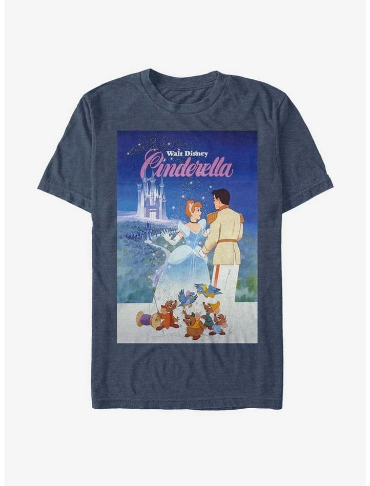 Wholesale ✨ Disney Cinderella Classic Cinderella Poster T-Shirt 😉 1 Wholesale ✨ Disney Cinderella Classic Cinderella Poster T-Shirt 😉