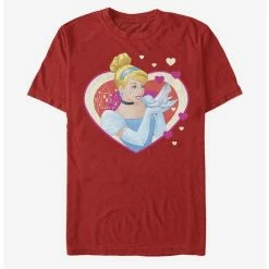 Promo 🎁 Disney Cinderella Classic Cinderella Hearts T-Shirt 🔔