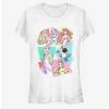 Best Pirce ⭐ Disney Princess Classic Neon Pop 👍 Girls T-Shirt ❤️