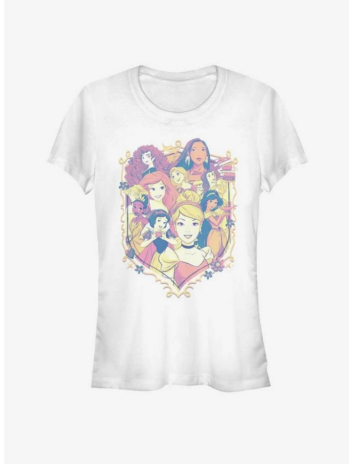Best Pirce 👍 Disney Princess Classic Princess Shield Girls T-Shirt 🔥 3 Best Pirce 👍 Disney Princess Classic Princess Shield Girls T-Shirt 🔥 - Image 3