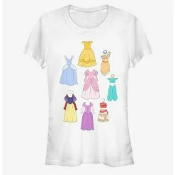 Coupon ✔️ Disney Princess Classic Sketchbook 👏 Dresses Girls T-Shirt 🎁