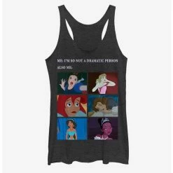 Best Pirce ✔️ Disney Princess Classic Princess Classic Drama Meme 👍 Girls Tank 🥰