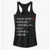Top 10 🤩 Disney Princess Classic Princess List Girls Tank 💯