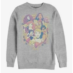Best Sale ⌛ Disney Princess Classic Princess Shield Crew Sweatshirt ⭐