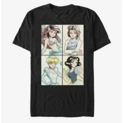 Outlet 🔥 Disney Princess Classic Anime Princess T-Shirt ⭐