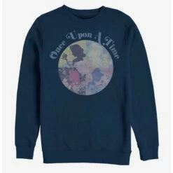 New 😀 Disney Princess Classic Once Upon A Time Crew Sweatshirt ⭐
