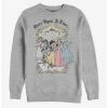 Discount 🎁 Disney Princess Classic Vintage Princess Group Crew Sweatshirt 🔥