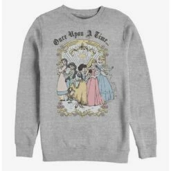 Discount 🎁 Disney Princess Classic Vintage Princess Group Crew Sweatshirt 🔥