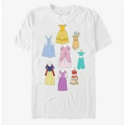 Wholesale ✨ Disney Princess Classic Sketchbook 🥰 Dresses T-Shirt ✔️