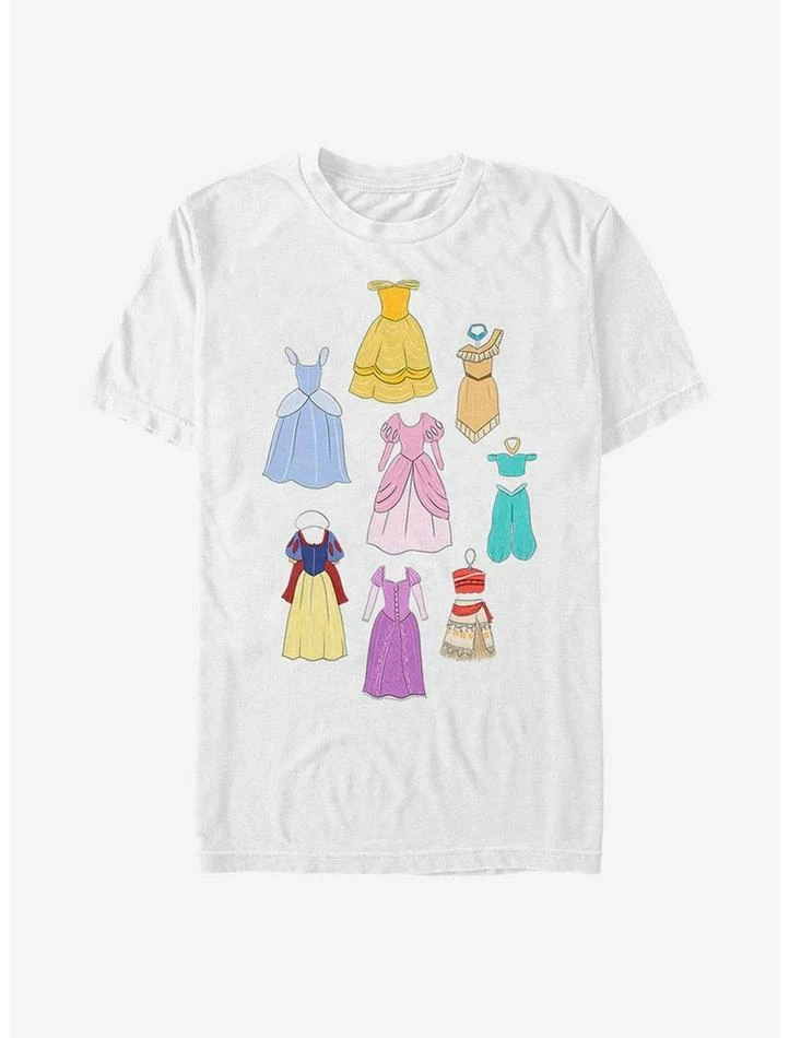 Wholesale ✨ Disney Princess Classic Sketchbook 🥰 Dresses T-Shirt ✔️ 1 Wholesale ✨ Disney Princess Classic Sketchbook 🥰 Dresses T-Shirt ✔️