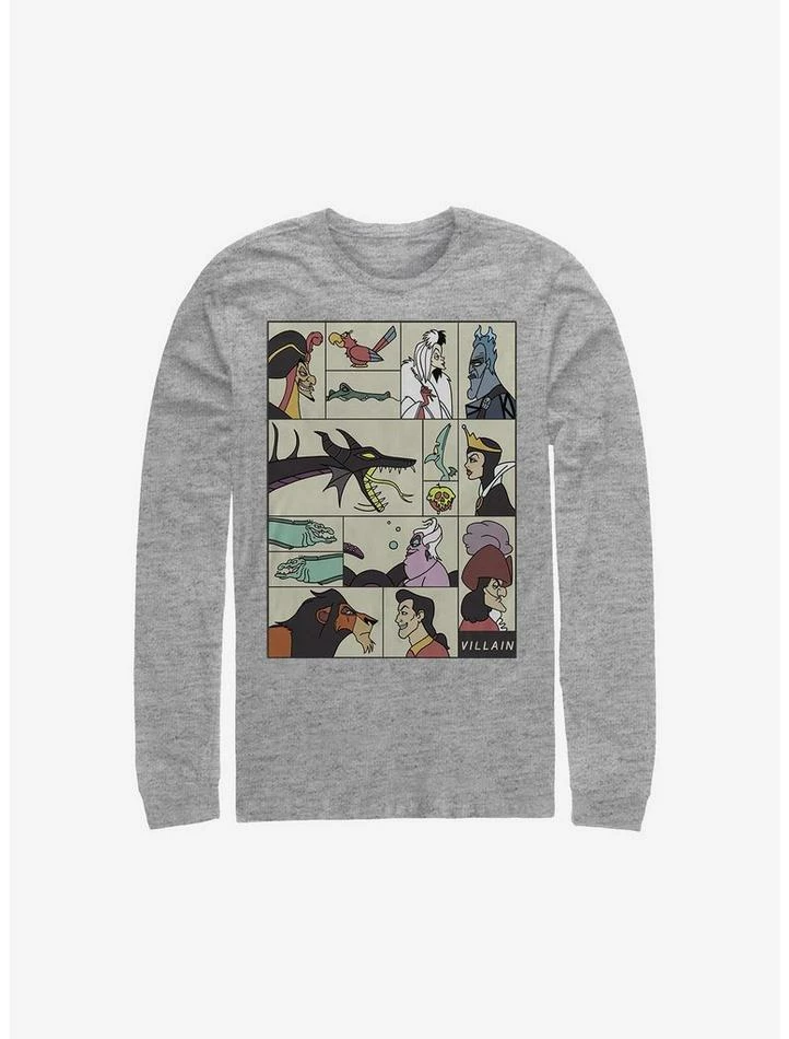 Budget ⭐ Disney Villains Villainous Long-Sleeve T-Shirt ⌛ 1 Budget ⭐ Disney Villains Villainous Long-Sleeve T-Shirt ⌛