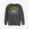 Buy 🥰 Disney Maleficent Maleficent Castle Flame Outline Crew Sweatshirt ✨