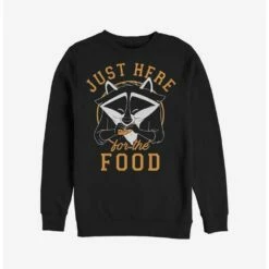 New ✔️ Disney Pocahontas Meeko Here For Food Crew Sweatshirt ✔️