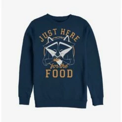 Buy ⭐ Disney Pocahontas Meeko Here For Food Crew Sweatshirt ⌛