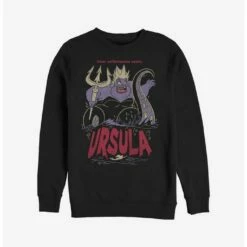 Wholesale 🛒 Disney The Little Mermaid Ursula The Sea Witch Crew Sweatshirt ❤️