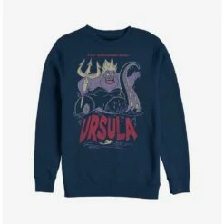 Wholesale 🔔 Disney The Little Mermaid Ursula The Sea Witch Crew Sweatshirt 🤩