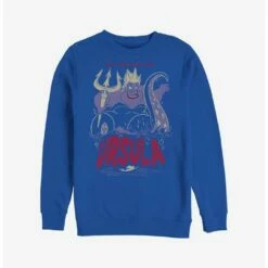 Cheapest 🔥 Disney The Little Mermaid Ursula The Sea Witch Crew Sweatshirt ⭐