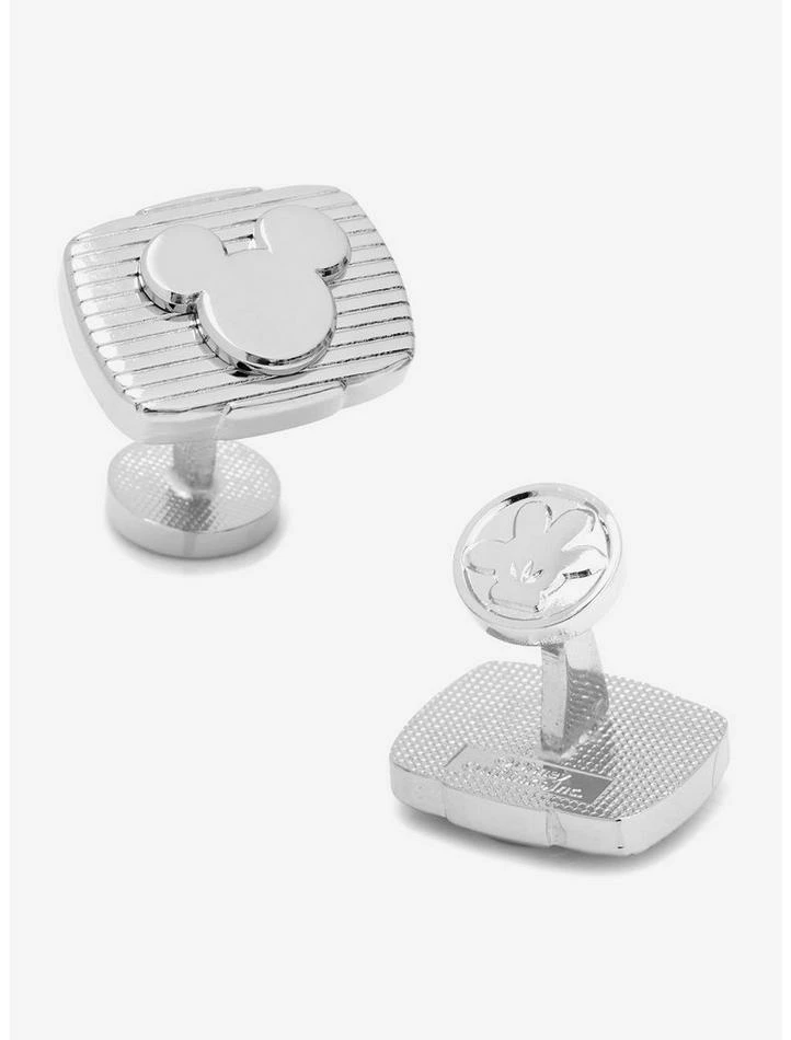 Promo ⭐ Disney Mickey Mouse Ribbed Mickey Mouse Cufflinks 🥰 1 Promo ⭐ Disney Mickey Mouse Ribbed Mickey Mouse Cufflinks 🥰